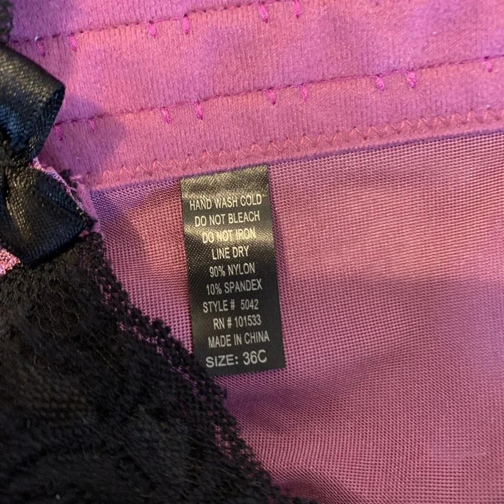 Carrie Amber Purple Long Lace Cami Bustier Top 38B